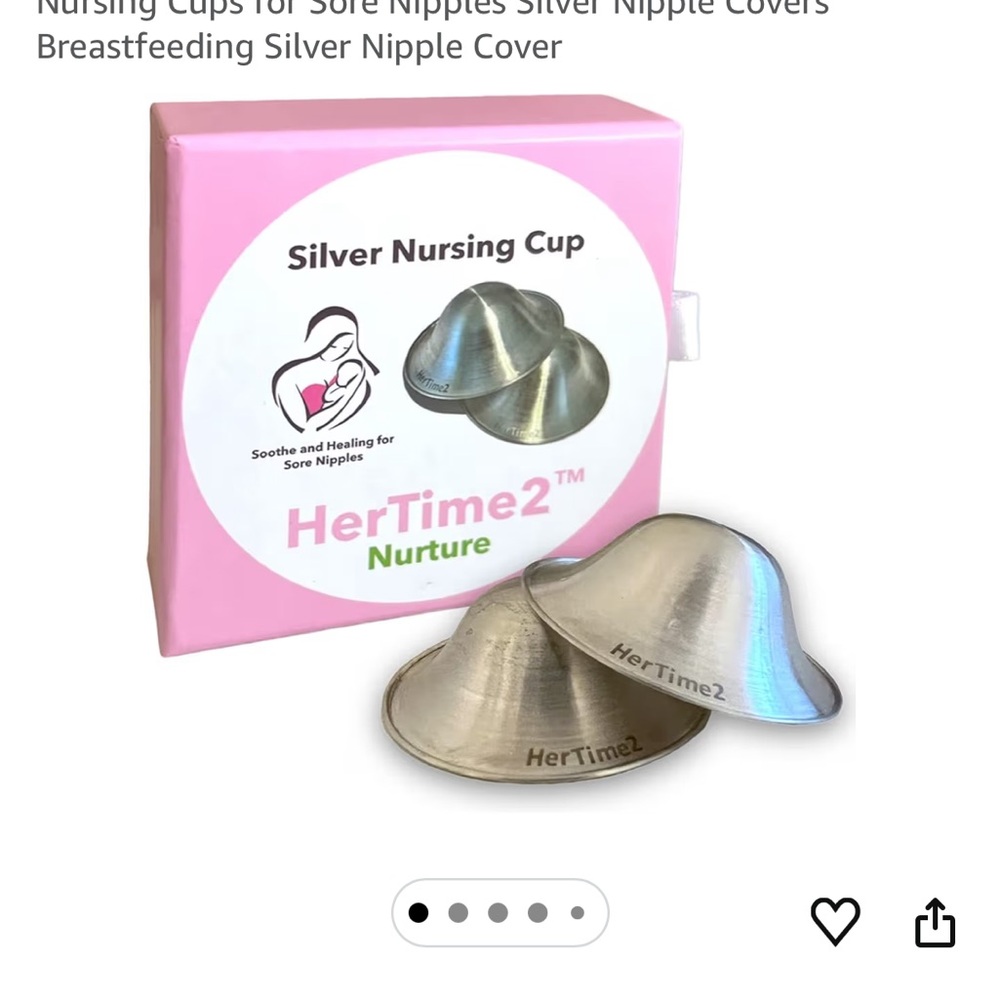 Silver Nursing Cups